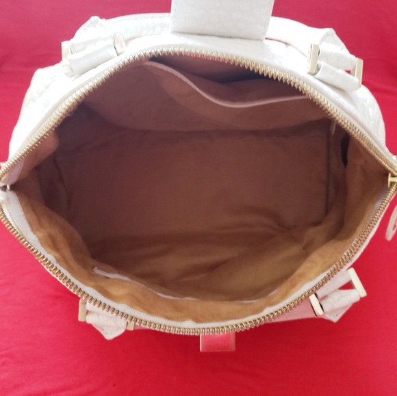 Large, Jimmy Choo, Romeo, Croc Embossed Handbag - Picture 5 of 6